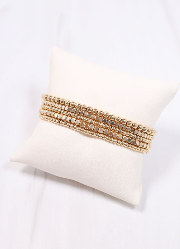 Deloraine Bracelet Set GOLD
