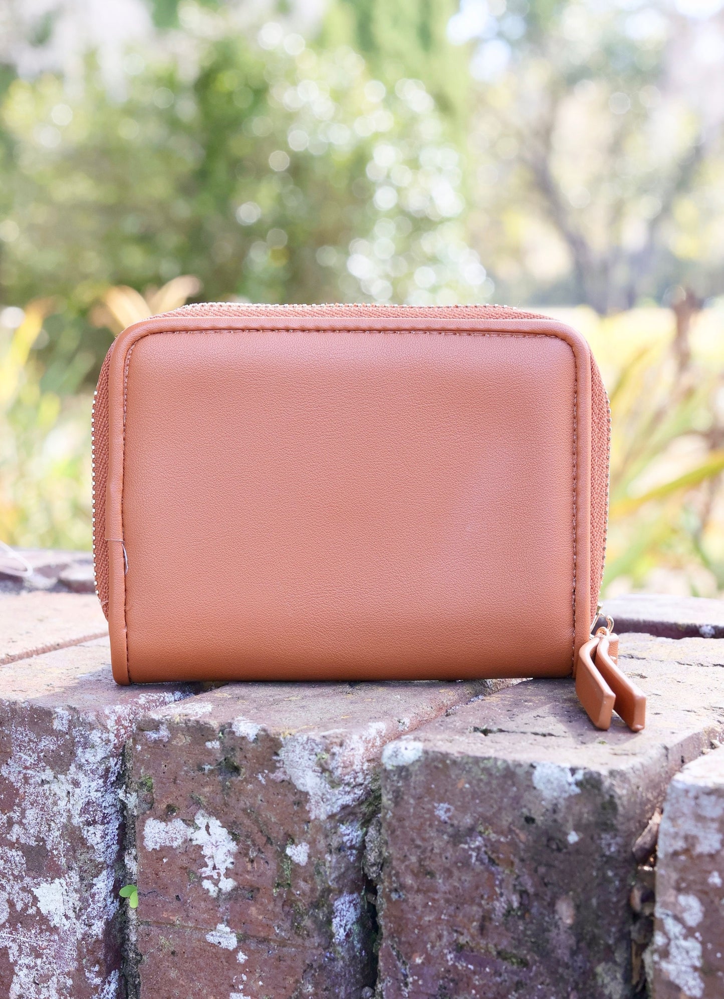 Nadine Zippered Wallet Camel