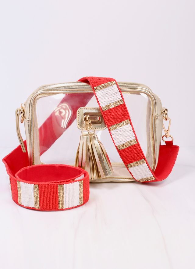 Stadium Striped Strap RED