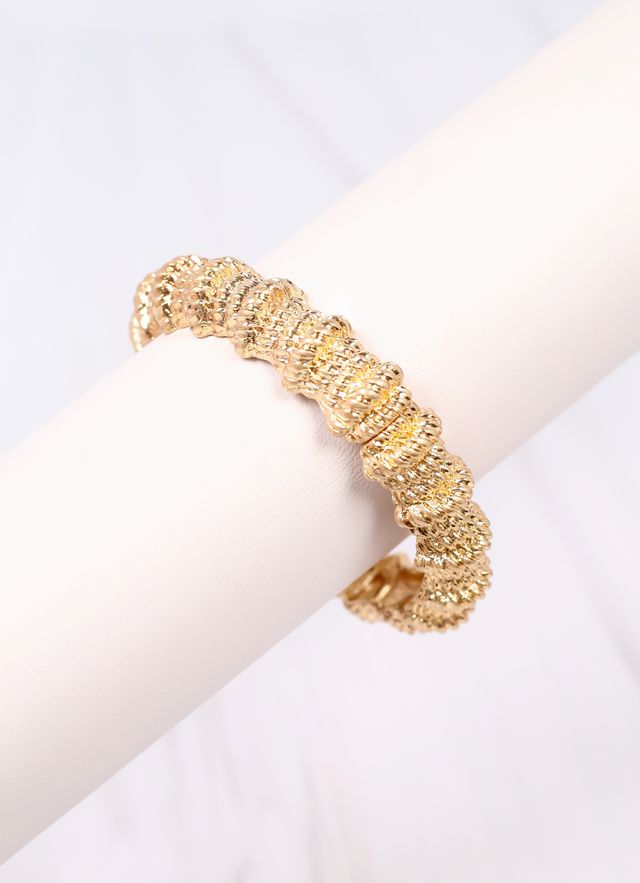 Sully Metal Stretch Bracelet GOLD