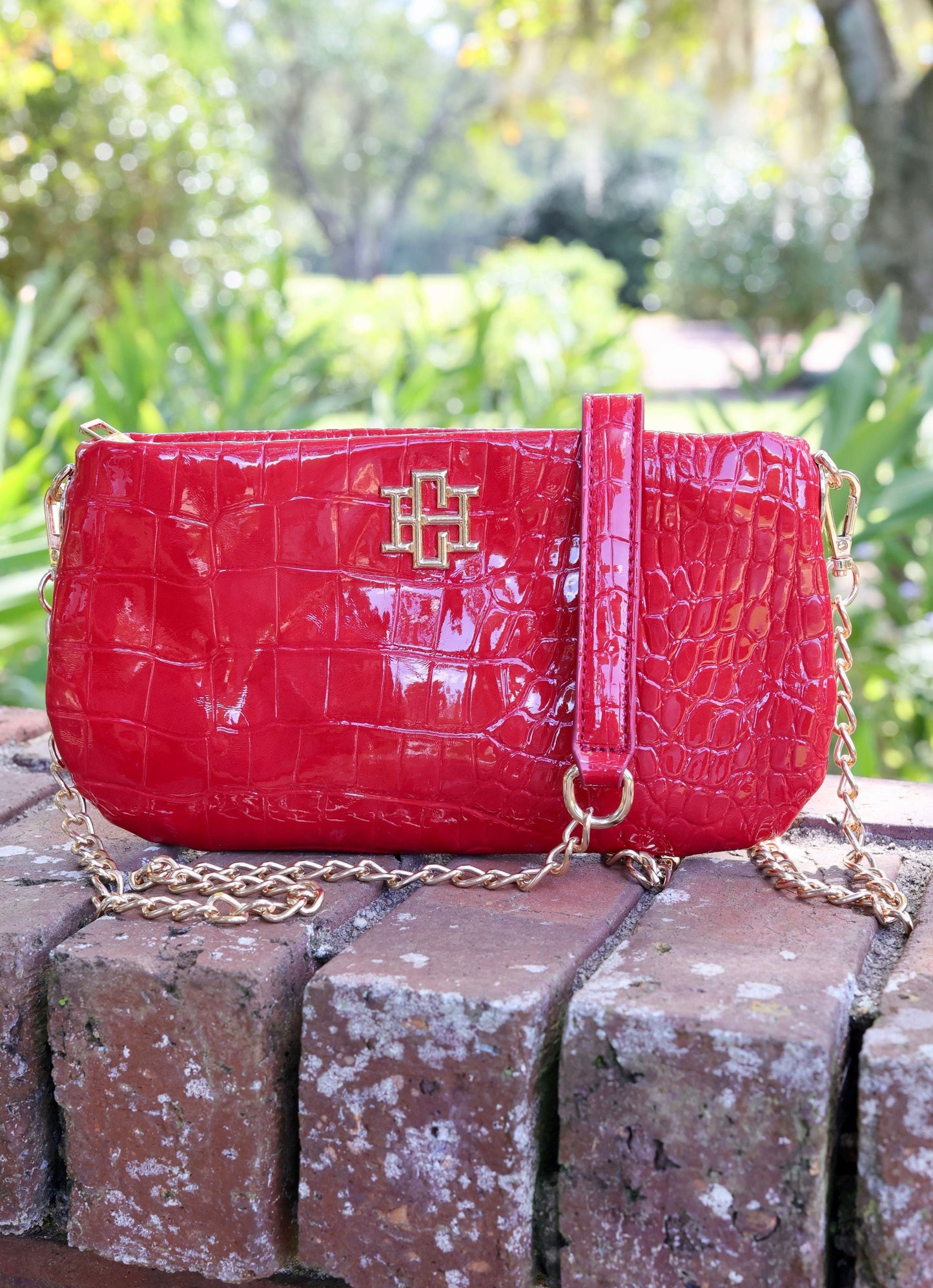 Livi Crossbody Red Patent