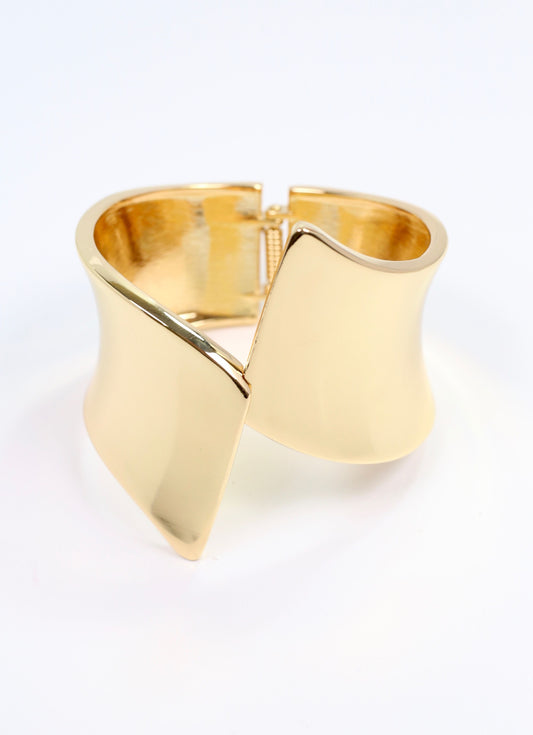 Rachael Cuff Bracelet SHINY GOLD