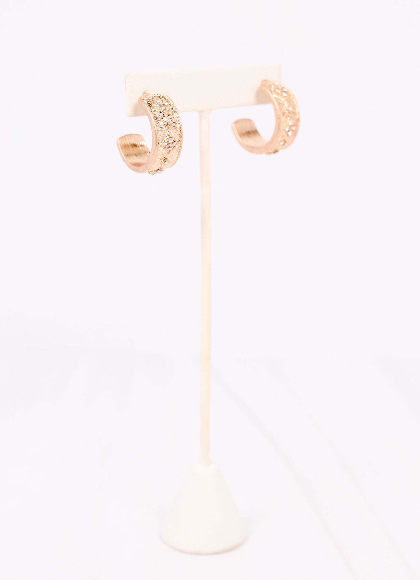 Adair CZ Hoop Earring GOLD