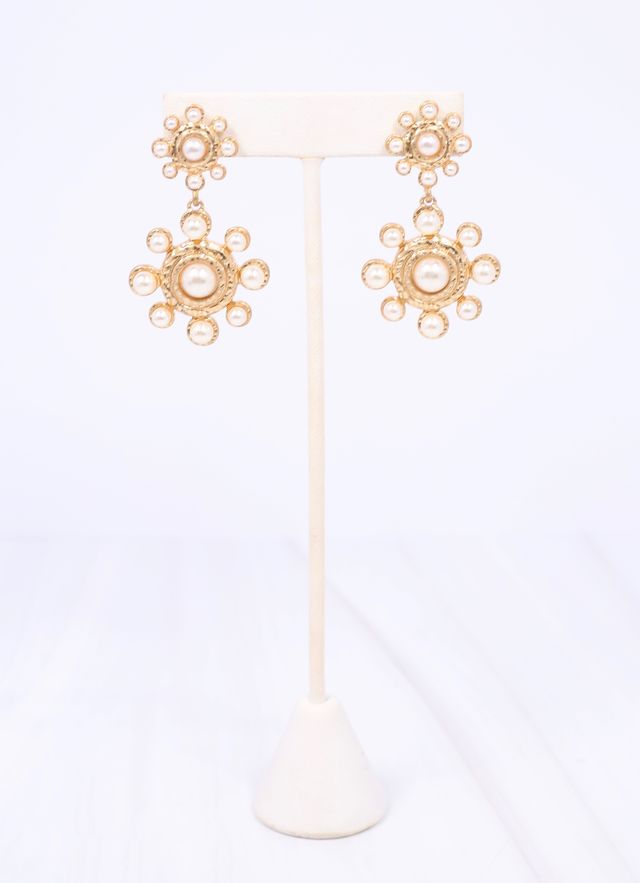 Barston Pearl Drop Earring GOLD