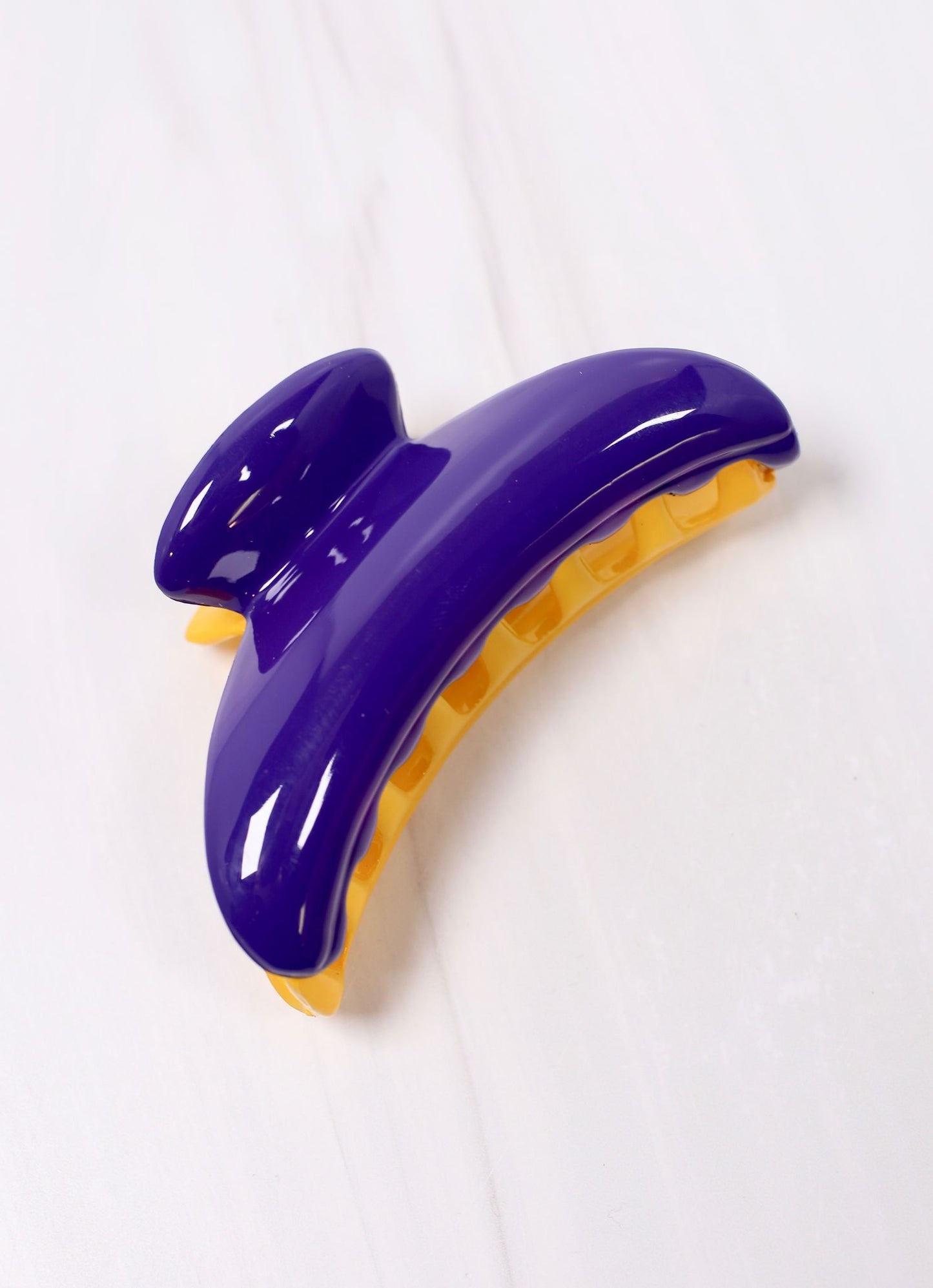 Mason Two Tone Hair Clip PURPLE YELLOW