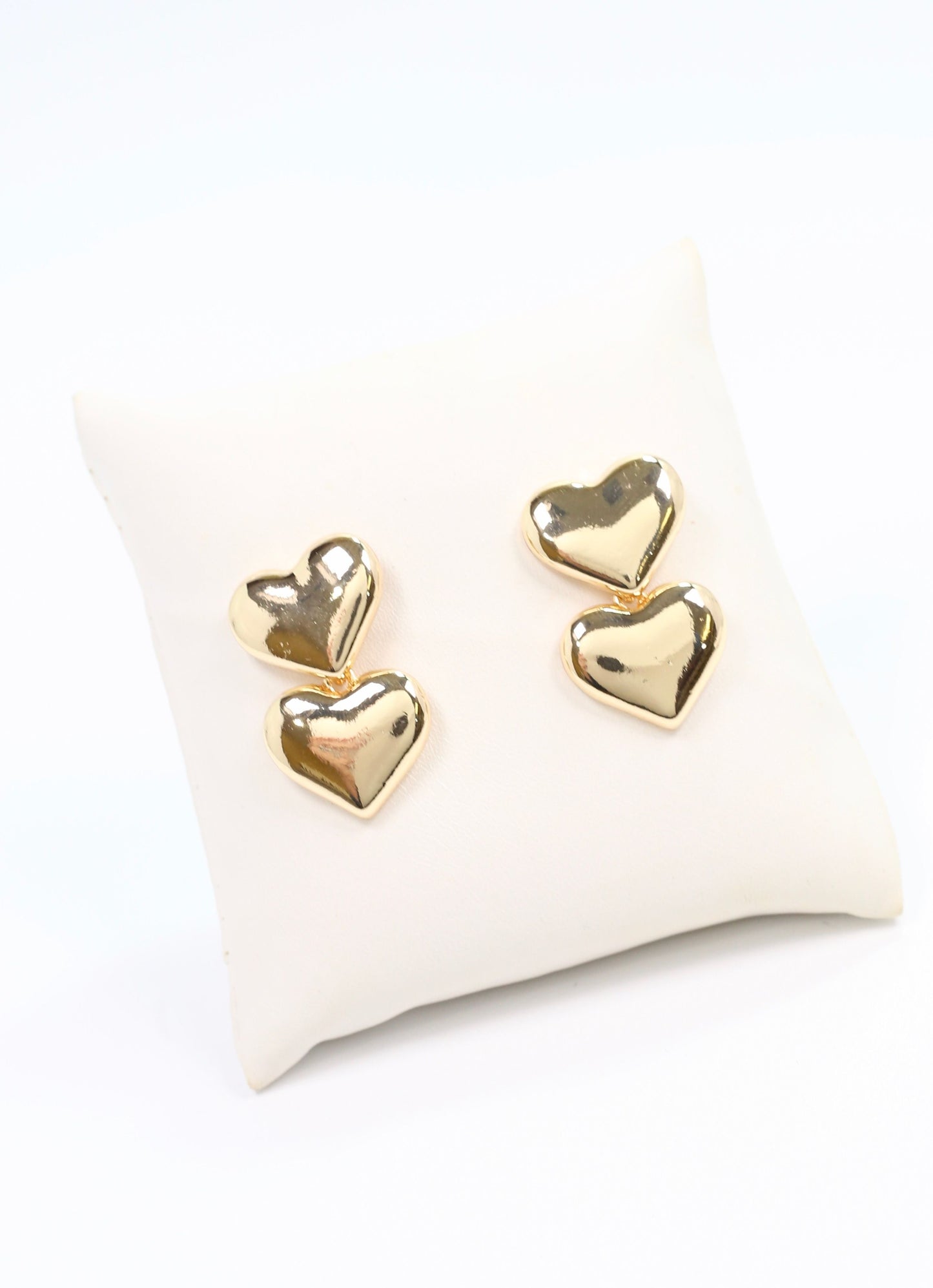 Curtin Heart Drop Earring GOLD