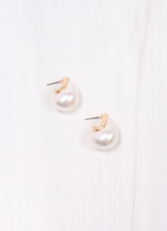Countess Pearl Drop Earring IVORY