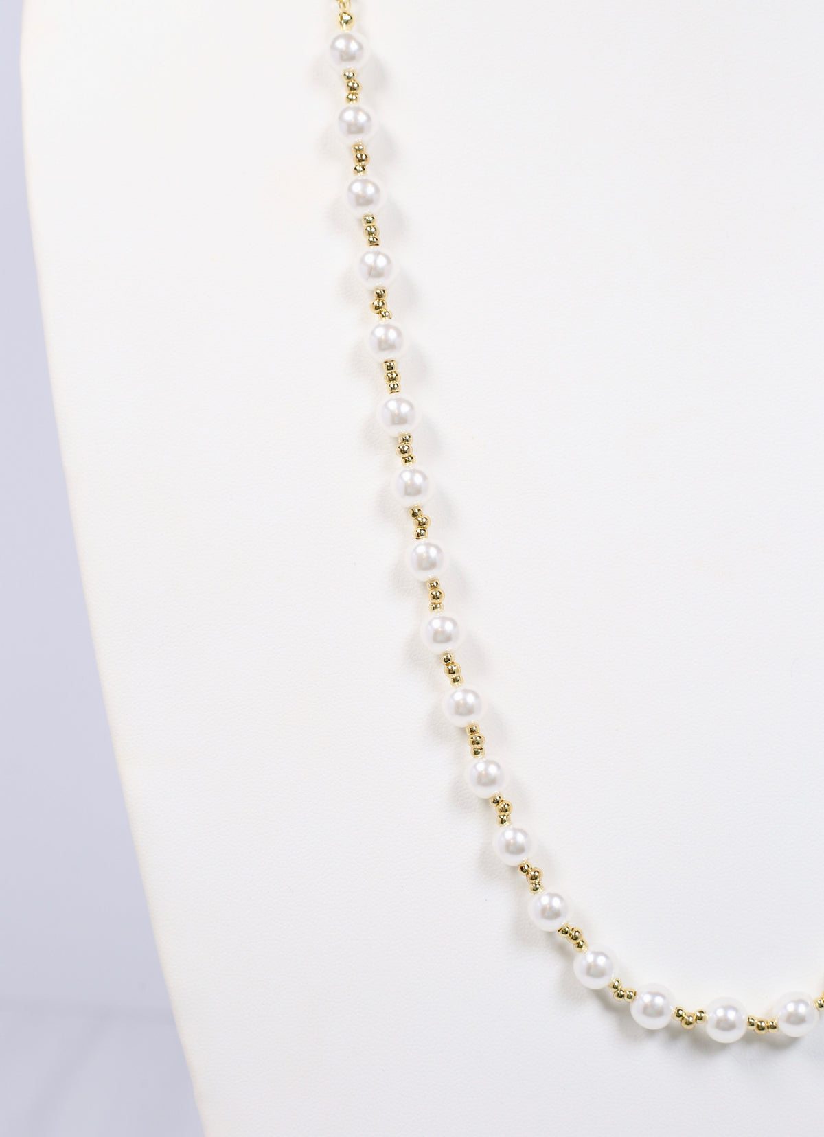 Bayne Adjustable Pearl Necklace GOLD