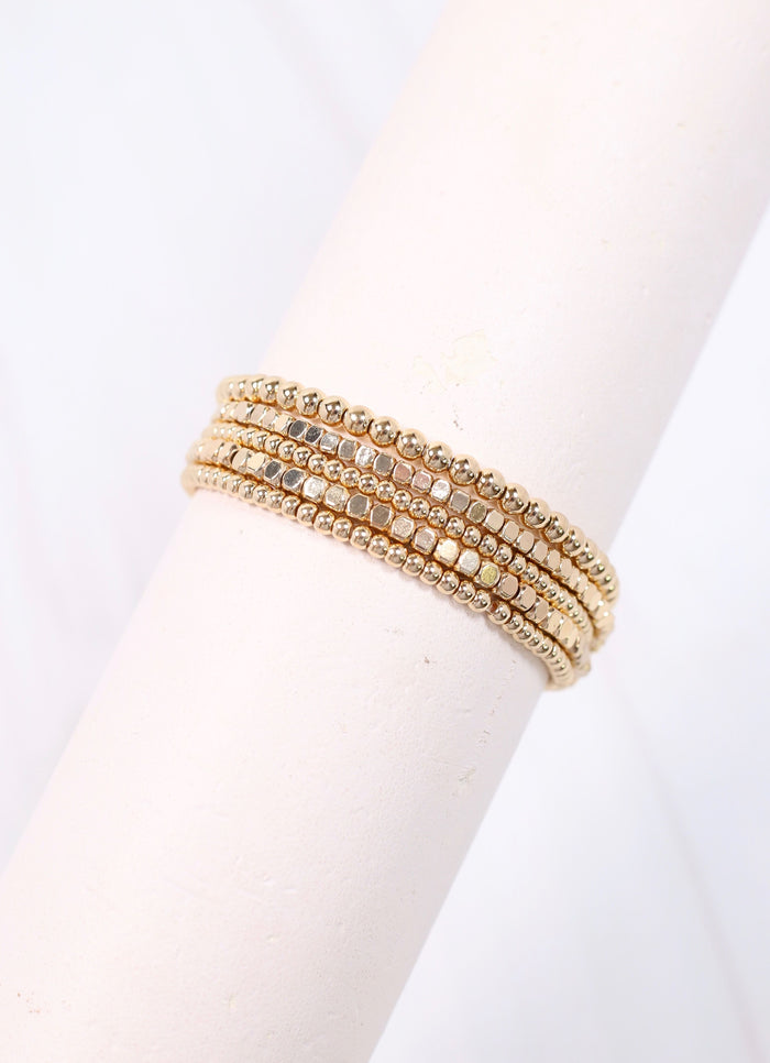 Deloraine Bracelet Set GOLD