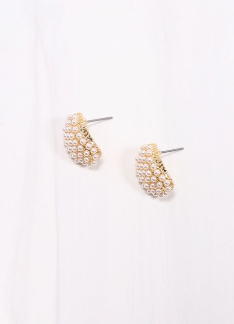 Devaney Pearl Earring GOLD