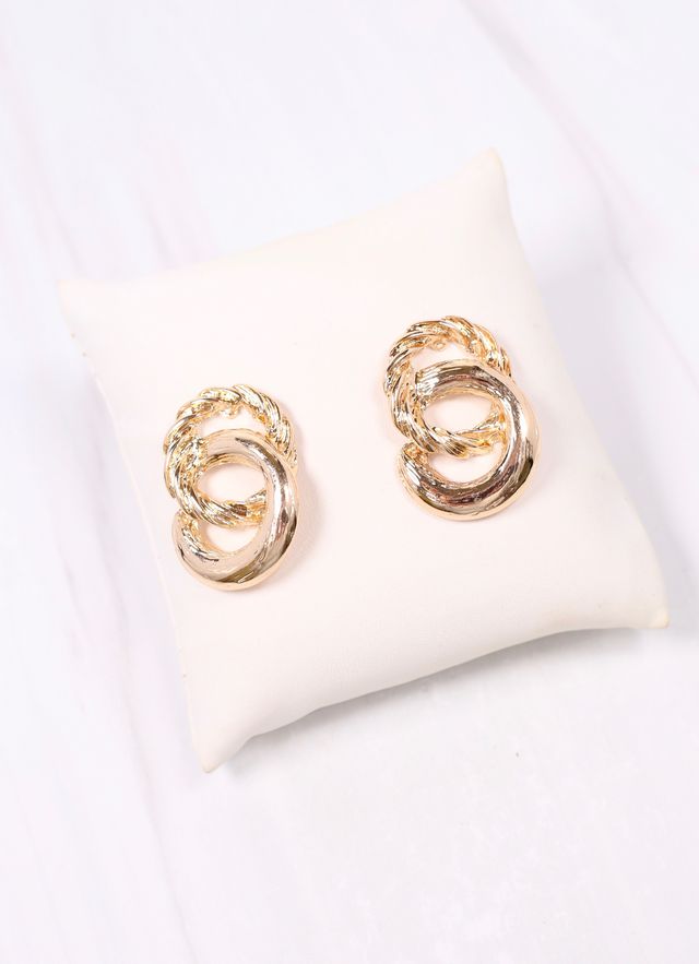 Rodger Link Drop Earring GOLD