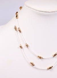 Mondello Layered Necklace WHITE