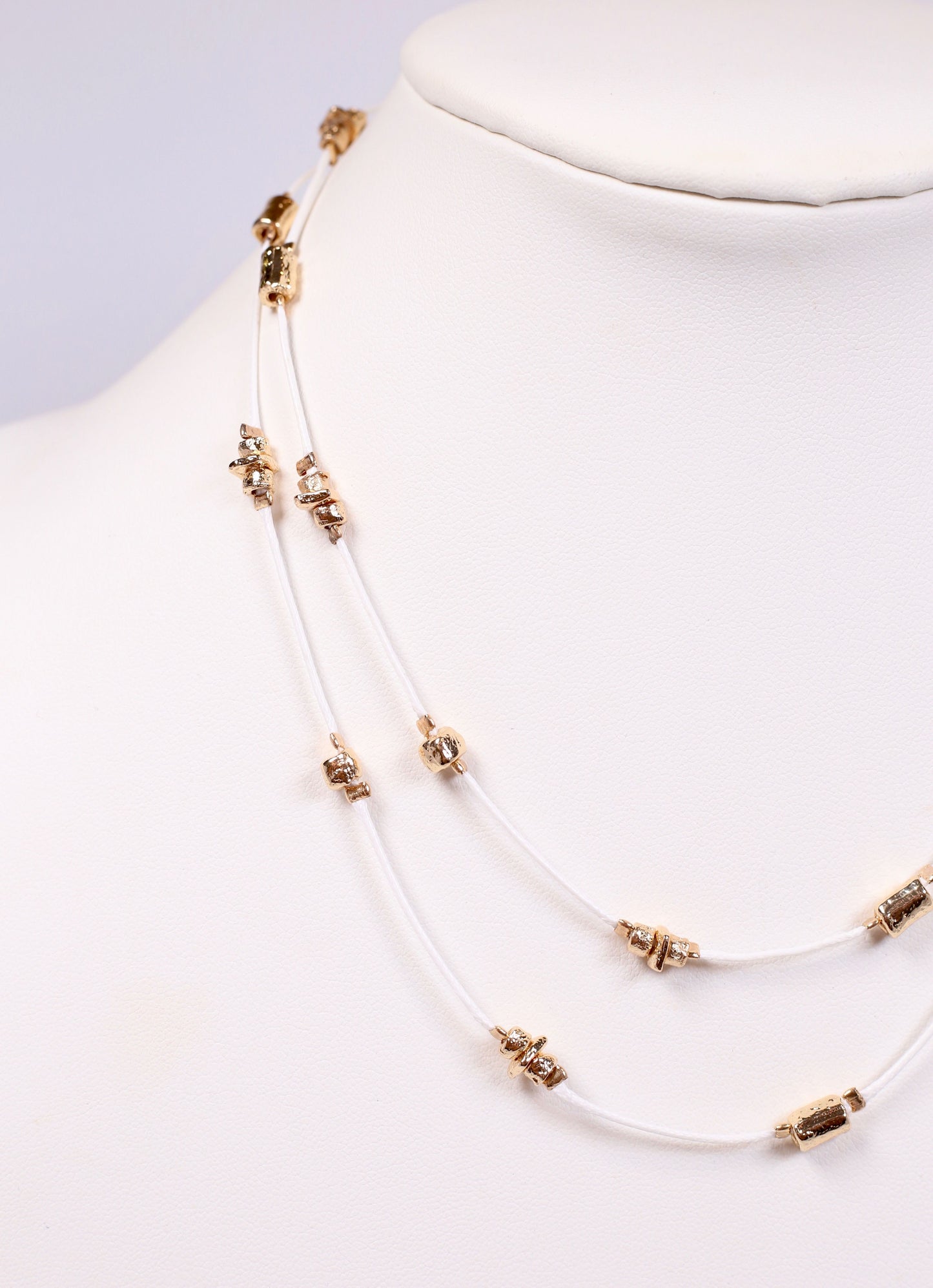 Mondello Layered Necklace WHITE