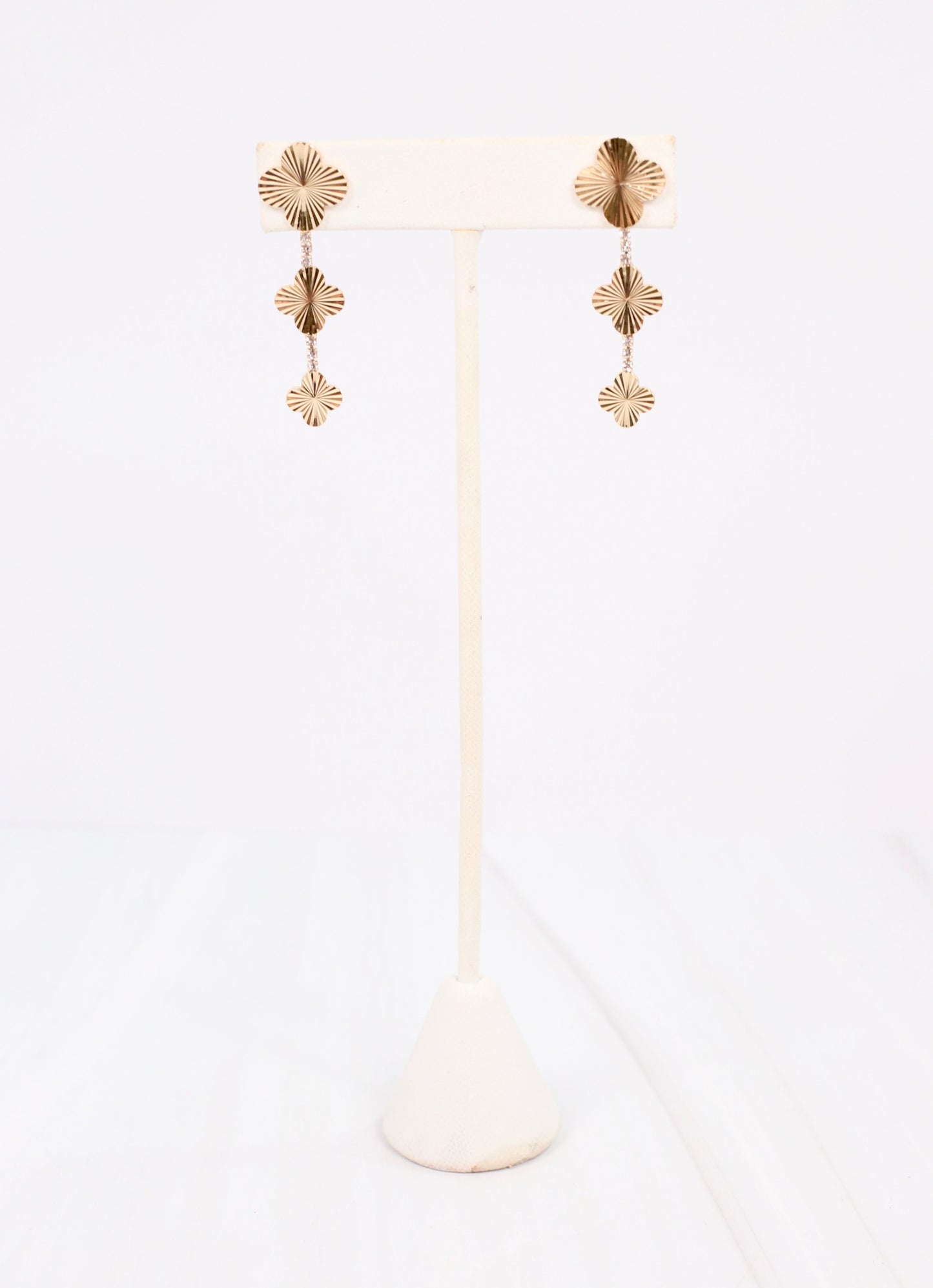 Luken Clover Drop Earring GOLD