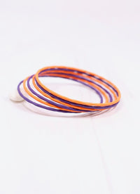 Autry Bangle Set PURPLE ORANGE