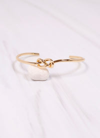 Norman Knot Cuff Bracelet GOLD
