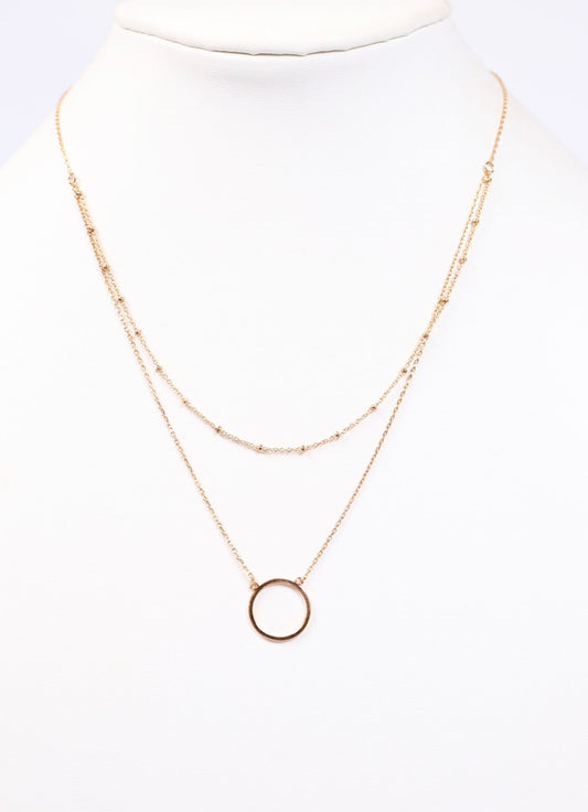 Sweet Moment Layered Necklace GOLD