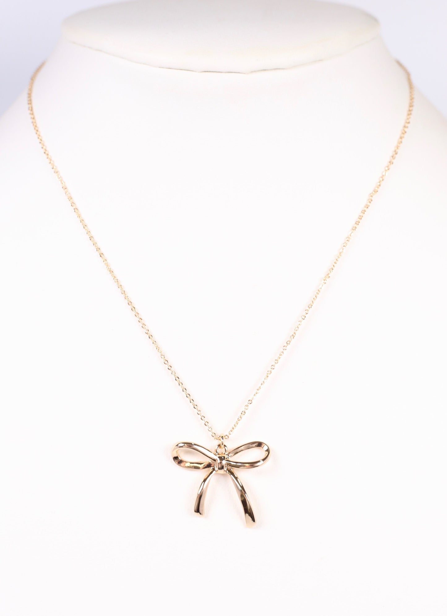 Phillips Bow Necklace GOLD