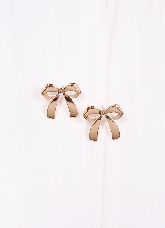 Odell Bow Earring GOLD