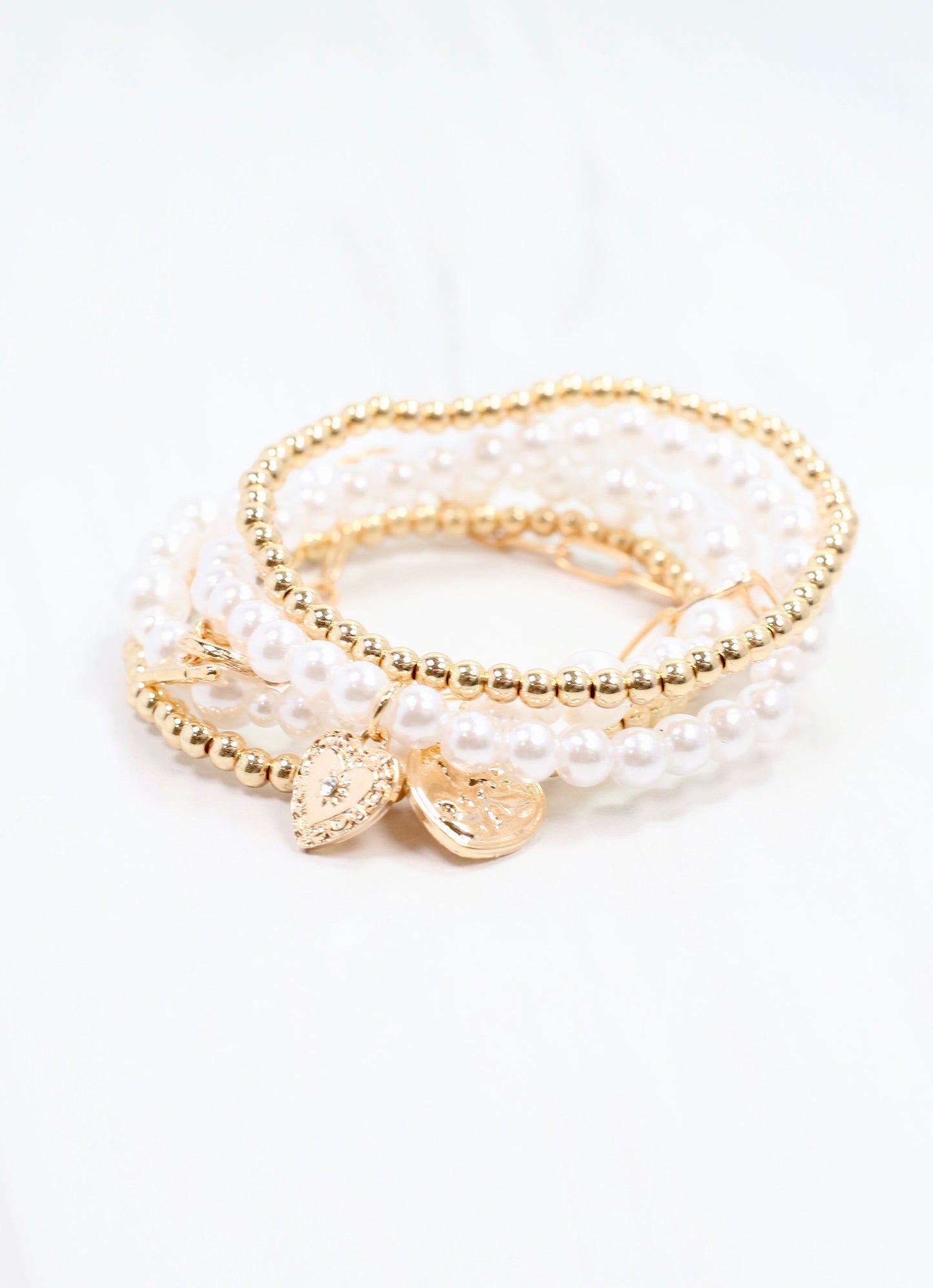 Randy Pearl Bracelet Set Ivory