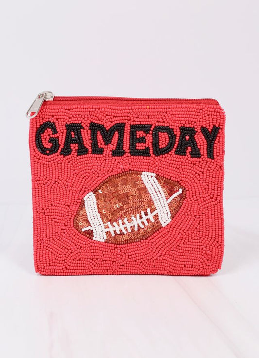 Gameday Football Pouch RED BLACK