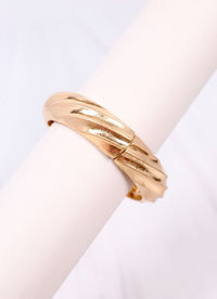 Patil Wavy Metal Bracelet GOLD