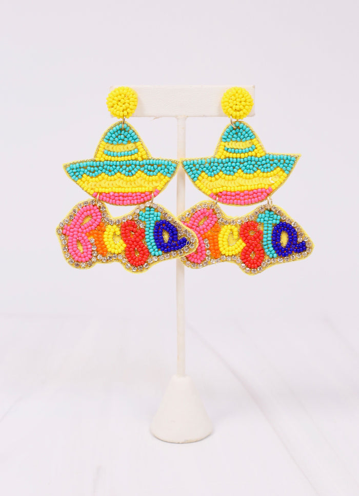 Fiesta Sombrero Embellished Earring MULTI