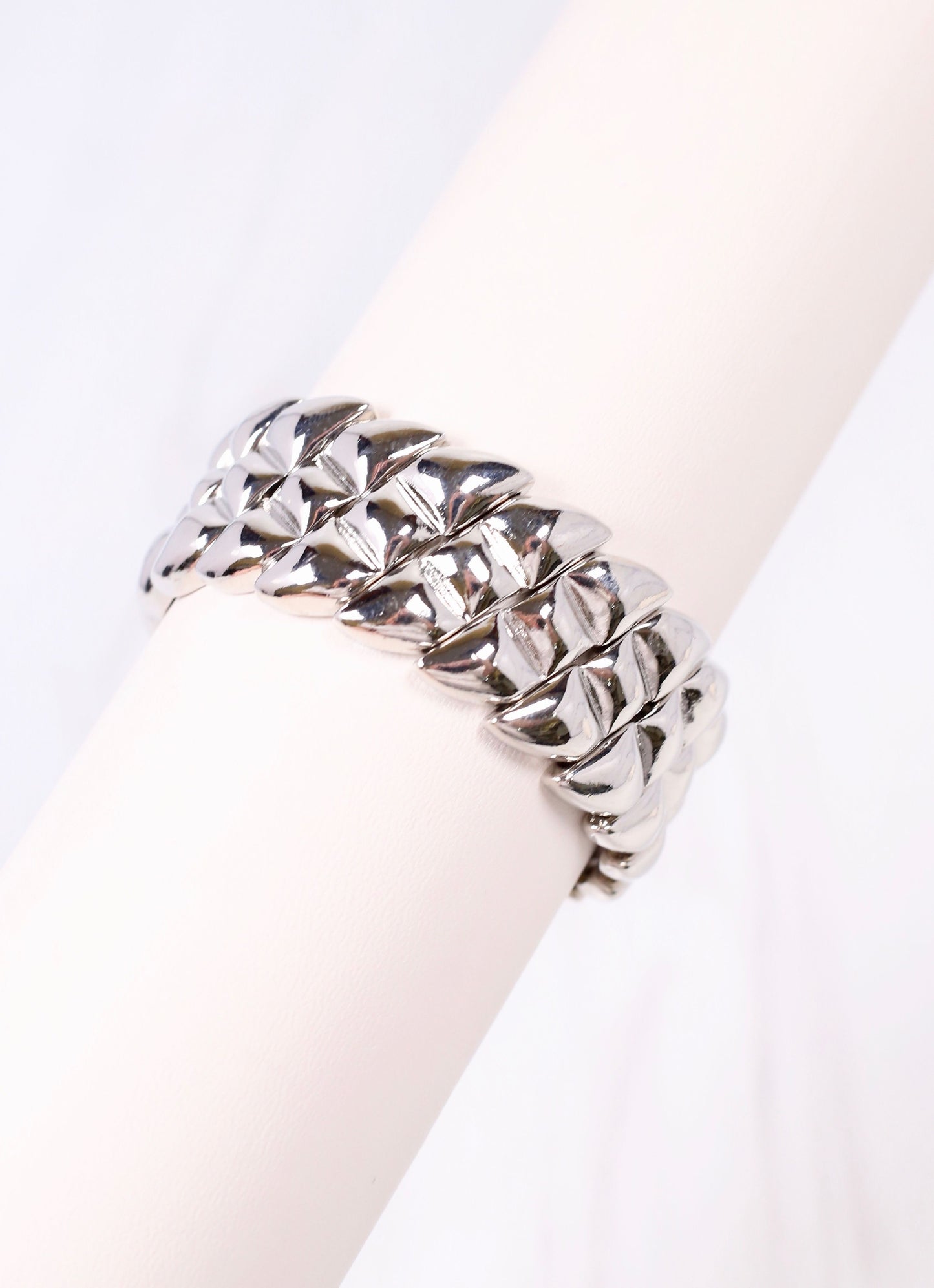 Troian Metal Stretch Bracelet SILVER