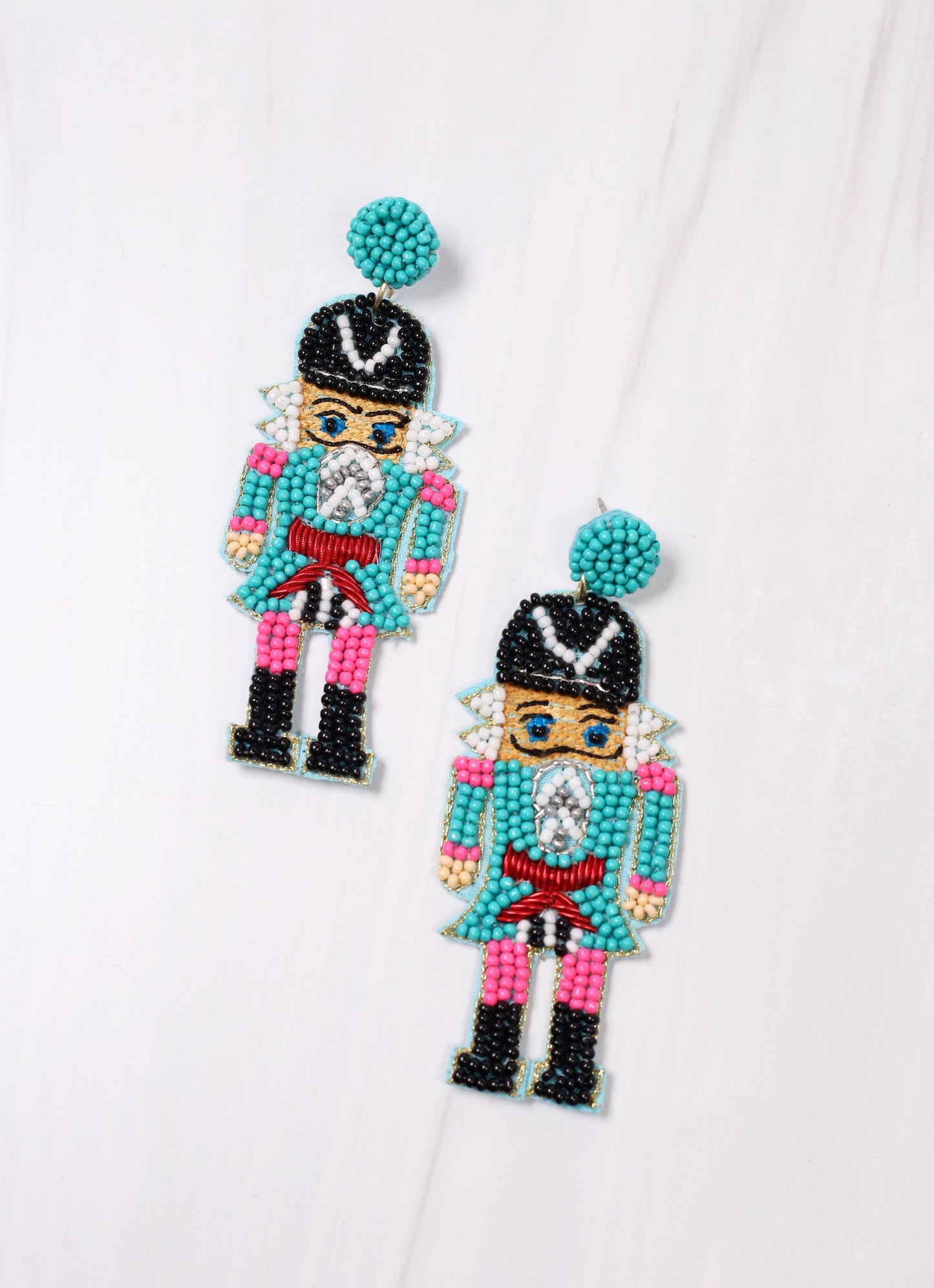 Sargeant Nutcracker Earring TURQUOISE