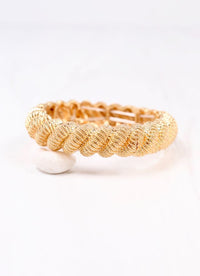 Governor Twisted Stretch Bracelet GOLD