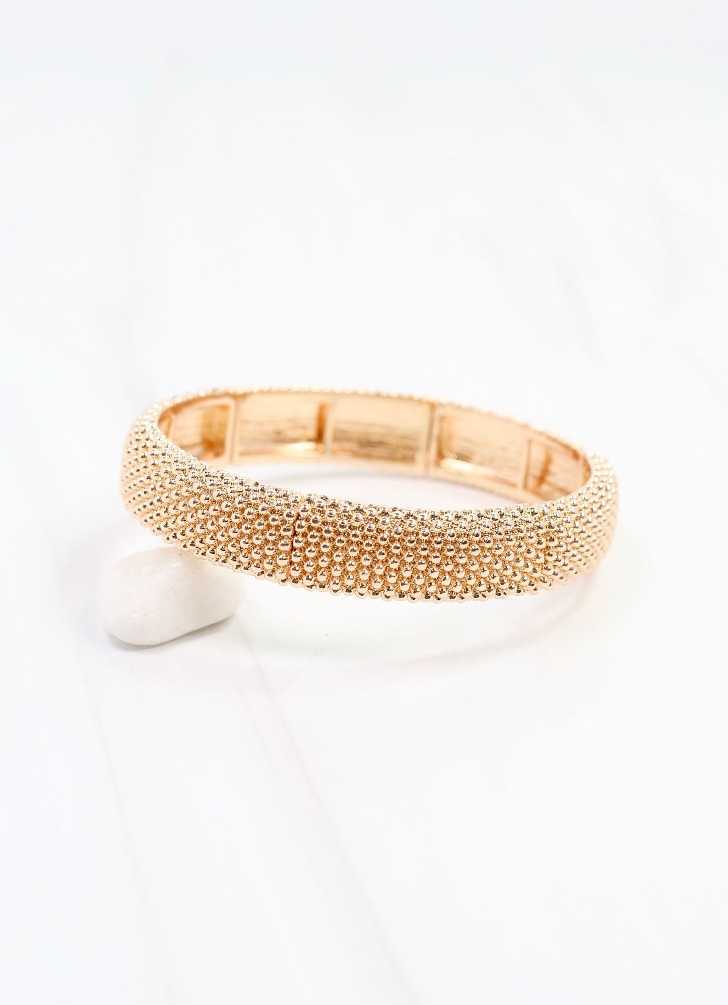 Cleveland Stretch Bracelet Gold