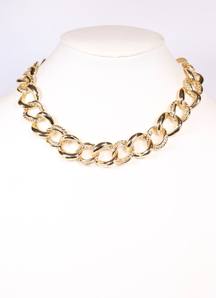 Carney Link Necklace GOLD