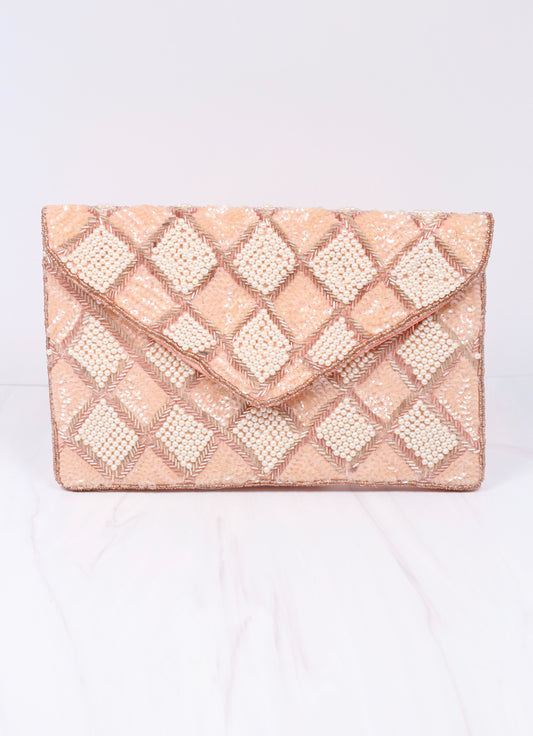 Dawson Embellished Crossbody BLUSH