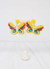Boyle Butterfly Embellished Earring YELLOW