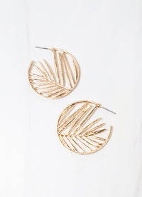 Stormare Cutout Hoop Earring GOLD