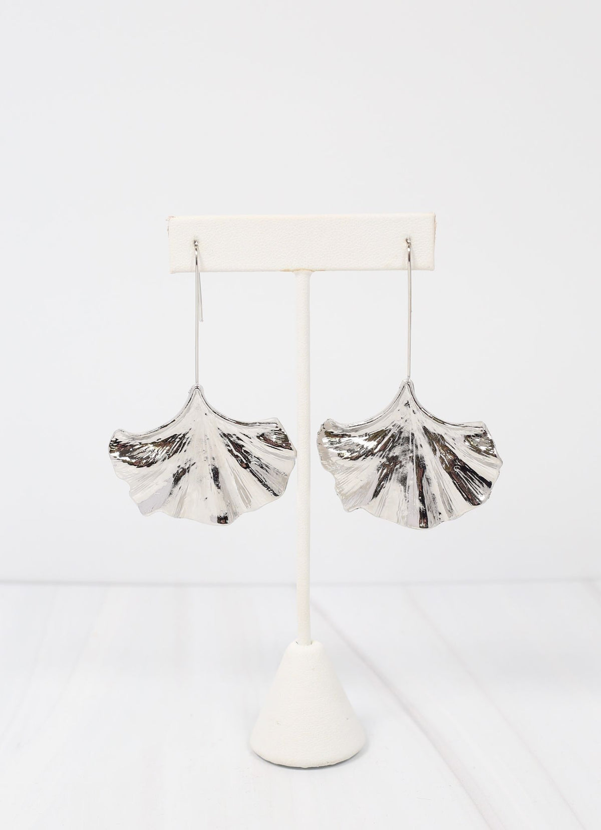 Ginkgo Threader Drop Earring SILVER