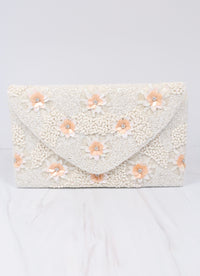 Dade Embellished Crossbody WHITE