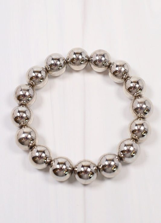 Bayard Ball Bracelet SHINY SILVER