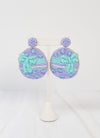 Tied with a Bow Easter Egg Earring LAVENDER