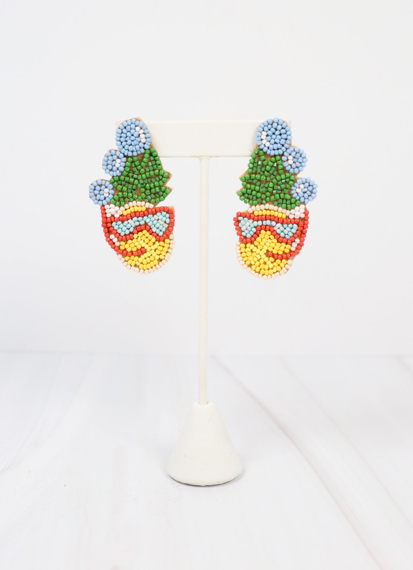 Under the Sea Pineapple Earring MULTI